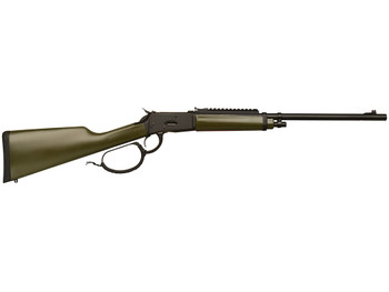 Gforce Arms GFLVR44OD Saddlehorn 44 Mag 10+1 16.50" Black Steel Barrel, Black Picatinny Rail Aluminum Receiver, Fixed Green Synthetic Stock