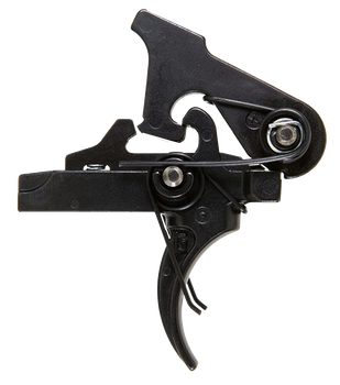 Geissele Automatics 05145 G2S  Two-Stage Curved Trigger w/4.25-4.75 lbs Draw Weight, Black Oxide Finish for AR-15/AR-10                                                                                 