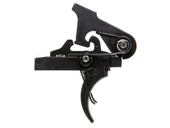 Geissele Automatics 05145 G2S Two-Stage Curved Trigger w/4.25-4.75 lbs Draw Weight, Black Oxide Finish for AR-15/AR-10