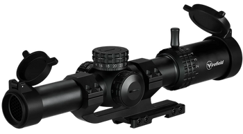 Firefield FF13075 RapidStrike  Black 1-10x24mm, 30mm Tube Illuminated Black/Green/Red CR1 Reticle                                                                                                       