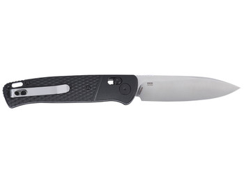 CRKT K430KXP Counterpart EDC 3.38" Folding Drop Point Plain Satin 12C27 Sandvik SS Blade, Black GRN Handle