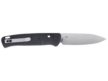 CRKT K430KXP Counterpart EDC 3.38" Folding Drop Point Plain Satin 12C27 Sandvik SS Blade, Black GRN Handle