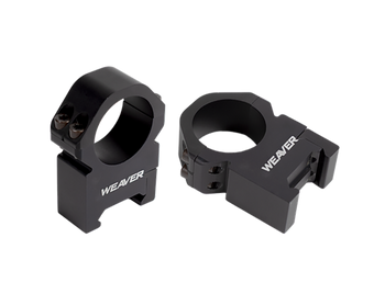 Weaver Mounts 48386 Precision  Black Aluminum 30mm Tube Medium                                                                                                                                          
