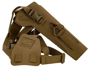 Cole-tac VW202 Varmint Wrangler Pistol Holder Chest Coyote Brown Left Hand