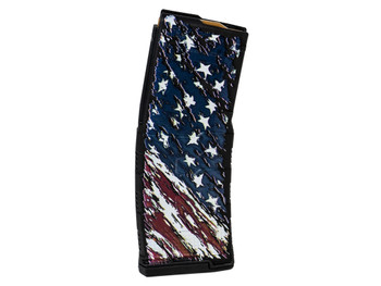 Amend2 556MOD3FLAG30 MOD-3 30rd 5.56 NATO Fits AR-15 American Flag Polymer