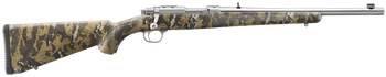 Ruger 7426 77/44  44 Rem Mag 4+1 16.60" Brushed Stainless Steel Threaded Barrel, Brushed Stainless Steel Receiver w/Integral Scope Mount, Desolve Bare Reduced Camo Synthetic Stock                     