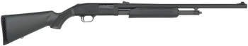 Mossberg 56435 500 Slugster 20 Gauge Pump 3" 5+1 24" Matte Blued Steel Barrel, Matte Blued Receiver, Fixed Synthetic Stock                                                                              