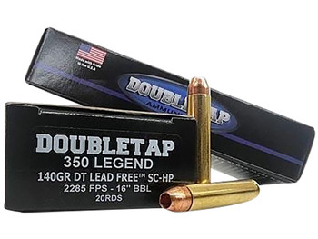 DoubleTap Ammunition 350L140X 350Legend 140gr DT Lead Free 20 Per Box/50 Case