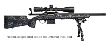 Horizon Firearms RF018S221814T17 Vandal Dark 2 22 Creedmoor 18" Black Fluted Threaded Barrel, Picatinny Rail Receiver, Arca Rail Forend, Textured Iota Carbon Fiber Stock                               