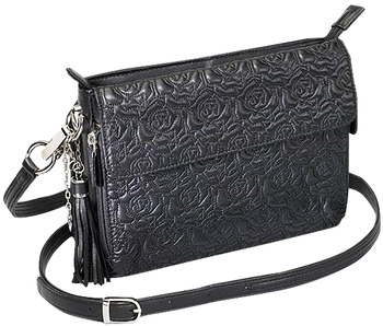 GTM GTM-10/BK         CLUTCH PURSE  EMBROID LMBSKN
