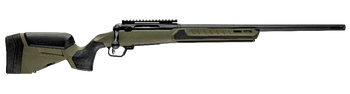 Savage Arms 32637 110 Core Predator Full Size 243 Win 10+1 22" Medium Heavy Fluted Barrel, Arca Rail Forend, Hunter Green AccuStock w/AccuFit V2 Synthetic Stock, Left Hand                             