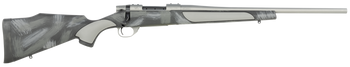 Weatherby VC38308NR2T Vanguard Shadow 308 Win 4+1 22" Carbon Gray Cerakote Threaded Barrel, Carbon Gray Cerakote Steel Drilled & Tapped Receiver, Black w/Gray & White Accents Monte Carlo Stock        