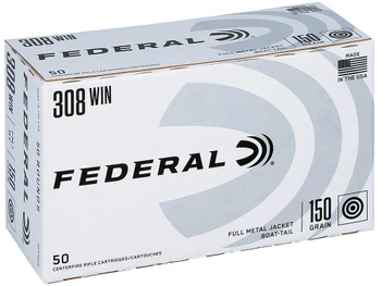 Federal AE308DB American Eagle 308Win 150gr Full Metal Jacket 50 Per Box/5 Case
