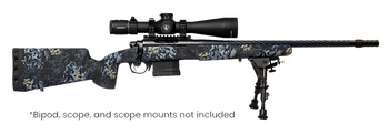 Horizon Firearms RF017S392214T19 Vandal Prime 7MM PRC 22" Black Spiral Fluted Threaded Barrel, Drilled & Tapped Receiver, Textured Iota EKO Carbon Fiber Stock                                          