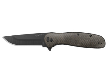 Outdoor Edge VX230DC Razor VX2 3" Folding Plain 420J2 SS Blade Brown/Burlap