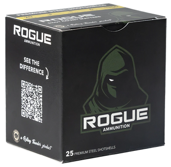 Rogue Ammunition RA-20-1-4S   20Gauge 3" 1oz 4Shot 25 Per Box/10 Case                                                                                                                                   
