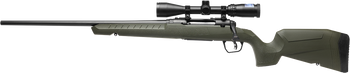 Savage Arms 32190 Axis 2 XP Combo Full Size 25-06 Rem 4+1 22" Black Sporter Barrel, Black Carbon Steel Receiver Drilled & Tapped, OD Green Fixed Synthetic Stock, Weaver 3-9x40mm Scope, Left Hand      