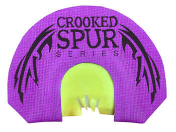 Foxpro CSMOUTHVFANG Crooked Spur V-Fang Diaphragm Call Triple Reed Turkey Sounds Attracts Turkeys Purple