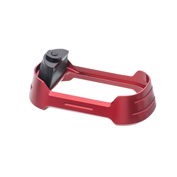 Tyrant CNC TDG48MWRED  Magwell Fits Glock 43x/48 Red Aluminum                                                                                                                                           