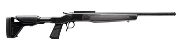 CVA CR4443XP Scout XP 450 Bushmaster 1rd 20" Matte Stainless Steel Threaded Barrel & Receiver w/Picatinny Rail, Graphite Black Adjustable Synthetic Stock                                               