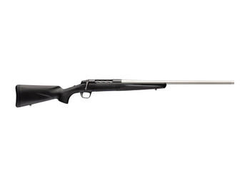 Browning 036115294 X-Bolt 2 Special LR Full Size 6.5 PRC 3+1 24" Matte Stainless Threaded Barrel, Matte Stainless Steel Drilled & Tapped Receiver, Black Adj Comb & LOP Synthetic Stock Right Hand