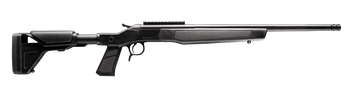 CVA CR4439XP Scout XP 35 Whelen 1rd 20" Matte Stainless Steel Threaded Barrel & Receiver w/Picatinny Rail, Graphite Black Adjustable Synthetic Stock                                                    