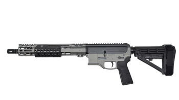 Bilson Arms P8FSSTB20R1 BA-15FCP 338 ARC 10+1 14.50" Stainless Steel Threaded Barrel, Tactical Gray/Graphite Black Cerakote Aluminum Receiver w/Picatinny Rail, M-LOK Handguard, Black Polymer SBA4 Brac