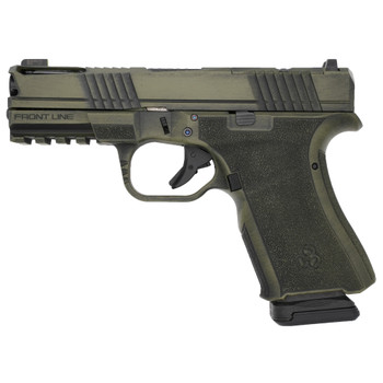 BRO FRONTLINE+ 9MM 4" 15RD BW GREEN