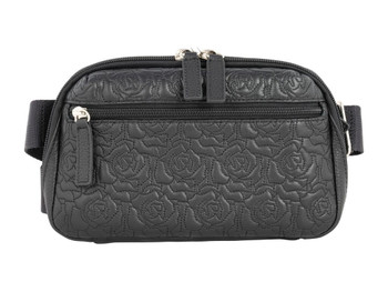 GTM GTM-117/RSE BLACK WAITSPACK CROSSBODY-LAMB