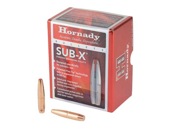Hornady 33394 Sub-X 338Cal 307gr 50 Per Box/15Case