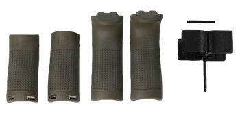 Glock 39844  Backstrap/Beavertail Set Battlefield Green Polymer                                                                                                                                         