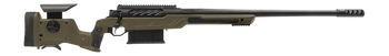Cadex Inc CDXBMGQUA5029HI20I1J5N BMG Quake  50 BMG 3+1 29" Black DLC Match Grade Threaded Barrel, Black DLC Receiver w/Picatinny Rail, Adj Cheek Piece & LOP OD Green Polymer Stock                     