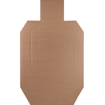Action Target IDPACB100 IDPA Competition  Torso Cutout Hanging Cardboard Brown 100Ct                                                                                                                    