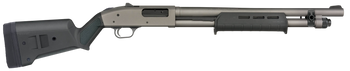 Mossberg 50795 590A1 Professional Series 12 Gauge Bolt 3" 6+1 18.50" Tungsten Gray Cerakote Barrel, Tungsten Gray Cerakote Steel Drilled & Tapped Receiver, Magpul SGA Black Synthetic Stock, Ambidextro