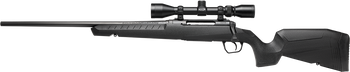 Savage Arms 32017 Axis XP Combo 308 Win 4+1 22" Matte Black Button Rifled Barrel, Matte Black Drilled & Tapped Carbon Steel Receiver, Fixed Sporter Black Synthetic Stock, Weaver 3-9x40mm, Left Hand   