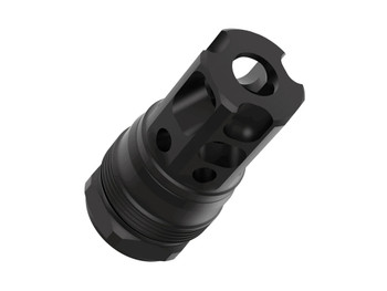 Liberty Precision Machine LPM-2010 Liberty Bell Muzzle Brake Black Stainless Steel 5/8"x24 Threads 1.70