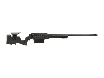 Cadex Inc CDXBMGQUA5029HI20I1J5N BMG Quake 50 BMG 3+1 29" Black DLC Match Grade Threaded Barrel, Black Cerakote Receiver w/Picatinny Rail, Adj Cheek Piece & LOP Black Polymer Stock