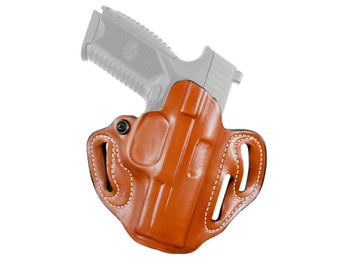 DeSantis Gunhide 002TAA09Z0 Speed Scabbard OWB Tan Leather Fits S&W Shield X Right Hand