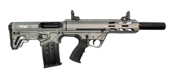 Gforce Arms GFY11220TG GFY-1 USA 12 Gauge Semi-Auto 3" 5+1 18.50" Black Threaded Barrel, Tactical Gray Cerakote Aluminum Receiver w/Picatinny Rail, Gray Bullpup Polymer Stock, Polymer Grip            