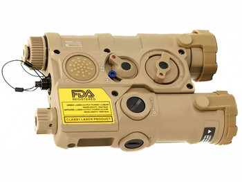 AGM Global Vision WLAD-CLA1-T1 WLAD-1T Tan Ultraviolet Laser & IR Pointer/Illuminator Coaxial Dual Laser White LED 300 Lumen