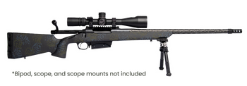 Horizon Firearms RF019C232216C20 Vandal Carbon II 300 PRC 22" Black Fluted Barrel, Black Drilled & Tapped Receiver, Black Iota EKO X Carbon Fiber Stock                                                 