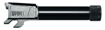 Faxon Firearms M&PA910NSNOQ-T Duty Series  9mm Luger Threaded Black Nitride Steel, Fits M&P Shield 3.1"                                                                                                 