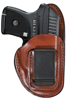 Bianchi 19234 100 Professional  IWB Size 11 Tan Leather Belt Clip Compatible w/Glock 19/23/Sig P228/Ruger Security-9 Belt 1.75" Wide Right Hand                                                         