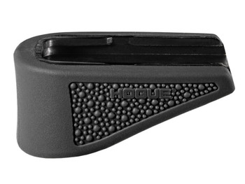 Hogue 18230 Extension Base Pad Fits Glock 43 Compatible w/ 6rd Magazine Black Overmolded Rubber
