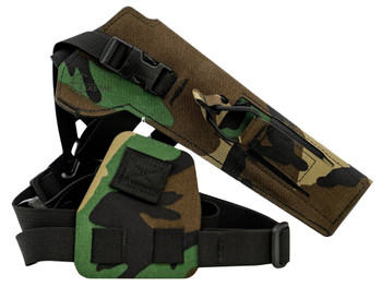 Cole-tac VW206 Varmint Wrangler Pistol Holder Chest M81 Woodland Left Hand