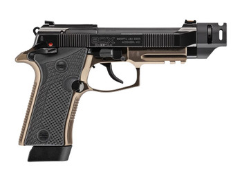 Beretta USA J80XTACLED10 80X Cheetah Tactical Urban Micro-Compact Frame 380 ACP 10+1 4.40" Threaded Barrel, Optic Ready/Serrated Slide, Steel Frame w/Picatinny Rail, Vertec Grip