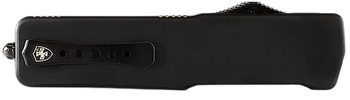 Templar Knife XMCABK121 Excalibur Money Clip 1.90" OTF Dagger Plain Black Oxide Stonewashed Powder Coated D2 Steel Blade, 3.38" Black Anodized Aluminum Handle                                          