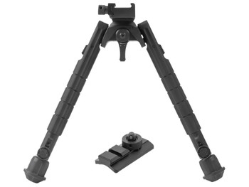 Leapers TLBP03B Bipod Black Anodized 8-12" Aluminum