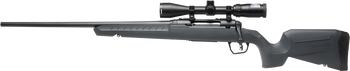 Savage Arms 32250 Axis 2 XP Combo Compact 243 Win 4+1 20" Matte Black Heavy Sporter Barrel & Drilled & Tapped Carbon Steel Receiver, Fixed Matte Gray Synthetic Stock, Left Hand, Boresighted 3-9x40mm  