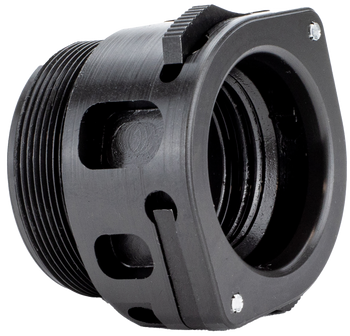 Kgm Suppressors A-QDA-DL  QD Adapter Fits 1.375"x24 Steel Nitride Black                                                                                                                                 